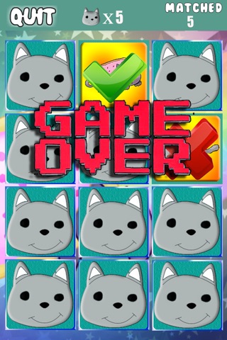 Amazing Matching Characters Game for Nyan Cat - Cool Game for Kids Endless Cat Basket Puzzle screenshot 2