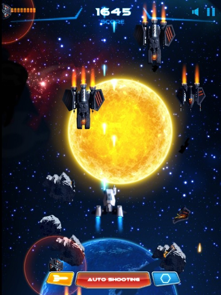 Space Shooter Galaxy Game - Fight aliens, win battles and conquer the Galaxy on your spaceship. Free! screenshot 3