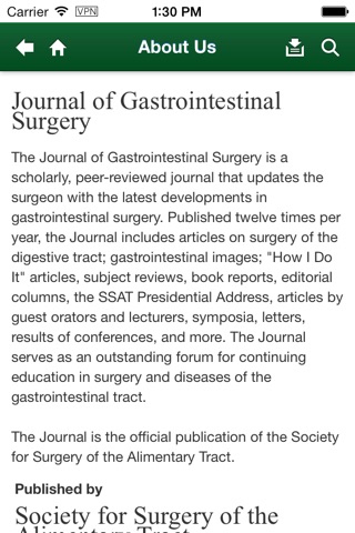 Journal of Gastrointestinal Surgery – Official Journal of the SSAT screenshot 2