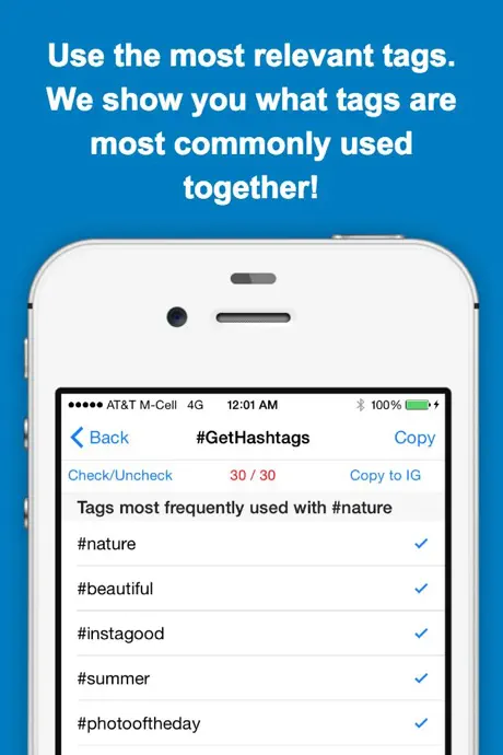 GetHashtags Free - Copy & Paste Most Popular Hashtags for Instag