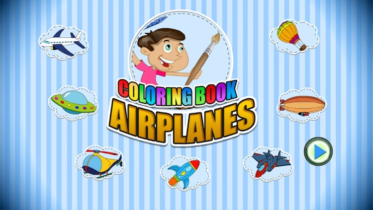 Coloring Book Airplanes