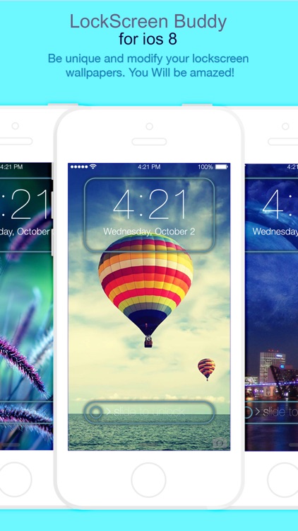 Magic LockScreen FancyLock for iOS8 - Pimp your lock screen wallpaper screenshot-4