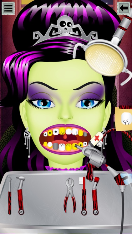 Monster Dentist: dental treatment of scary vampire and gargoyle screenshot-3