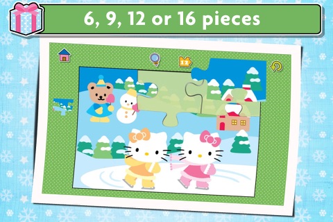 Christmas Puzzles: Hello Kitty screenshot 3