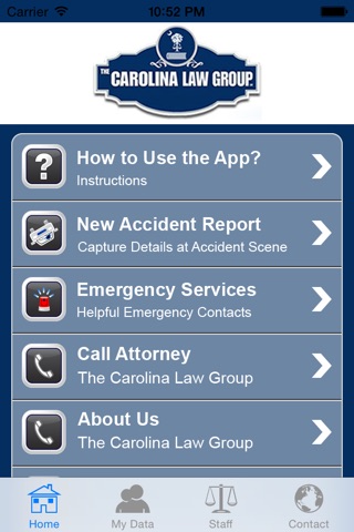 The Carolina Law Group Injury App screenshot 2