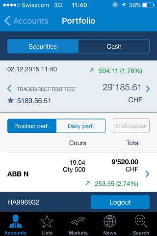 TradeDirect screenshot 3