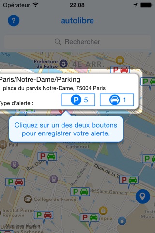 autolibre - Alertes pour autolib screenshot 2