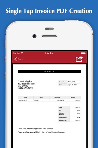 Time Tracker - Hours tracking, Timesheet, Invoice & Billing screenshot 3