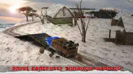 winter highway truck driver rush 3d simulator iphone screenshot 4