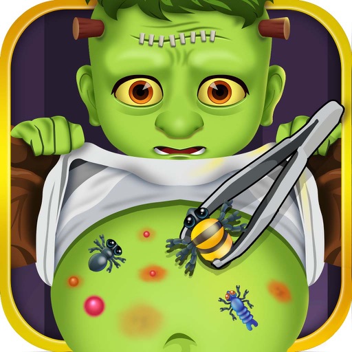 Stomach Injury Doctor Hospital - little surgery salon kids games for boys!