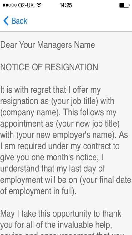 Resignation Letter Sample - Templates and Examples of Job Resignation Letters