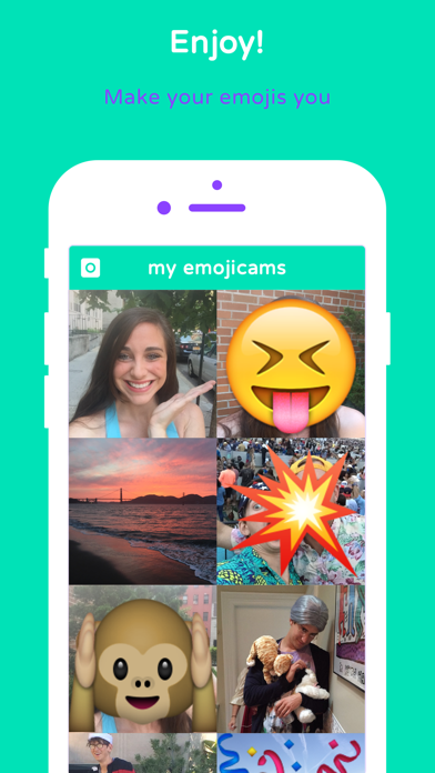 Emojicam - Make your emojis you iPhone screenshot 3 - Entertainment app