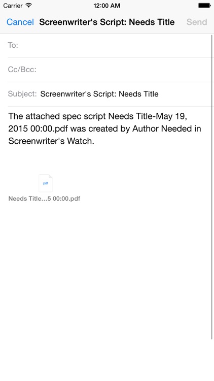 Screenwriter's Watch