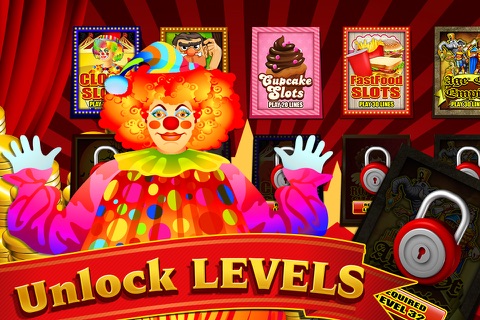 Clown Roller Coaster Bingo Slots screenshot 3