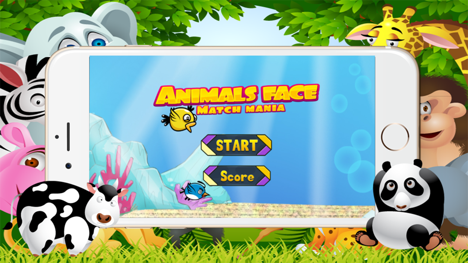 Animals Half Face for kids - 1.0.0 - (iOS)
