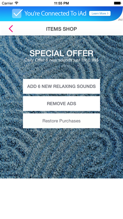 Screenshot #2 pour Relaxing Sounds APP