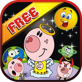 螢幕擷取畫面 (5) Puzzles FREE. Play with planets, monsters, angels and other characters!