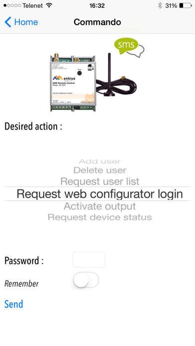 GS-500 iPhone screenshot