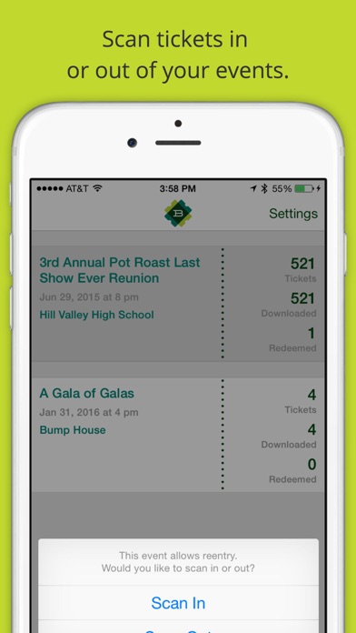 Screenshot #3 pour Bold Type Tickets Scanner
