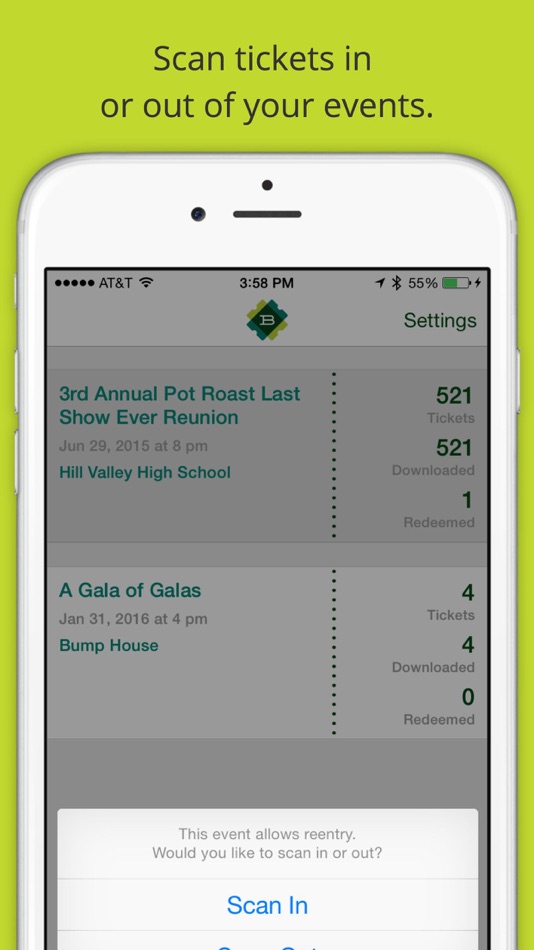 #3. Bold Type Tickets Scanner (iOS) 由: Noisy Creek, Inc.