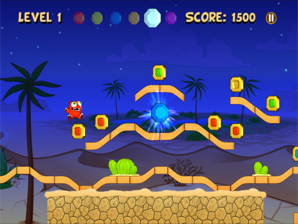 Creepy Mega Monster Escape Run and Jump 2d Free Game screenshot 5