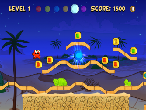 Creepy Mega Monster Escape Run and Jump 2d Free Game iPad screenshot