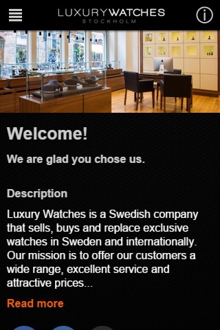 Luxurywatches Stockholm screenshot 2