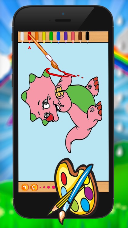 Dinosaur Coloring Book Dino drawing painting Game screenshot-4