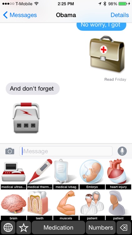 Medical XtraKeyboard: Custom Keyboard Sticker and Emoji for medical professionals or students