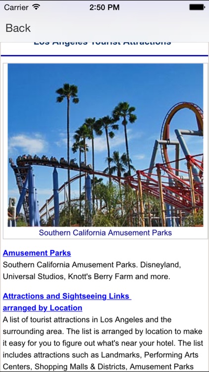 Attractions Los Angeles