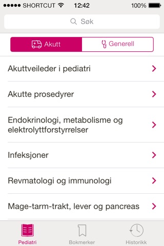 Veileder i pediatri screenshot 2