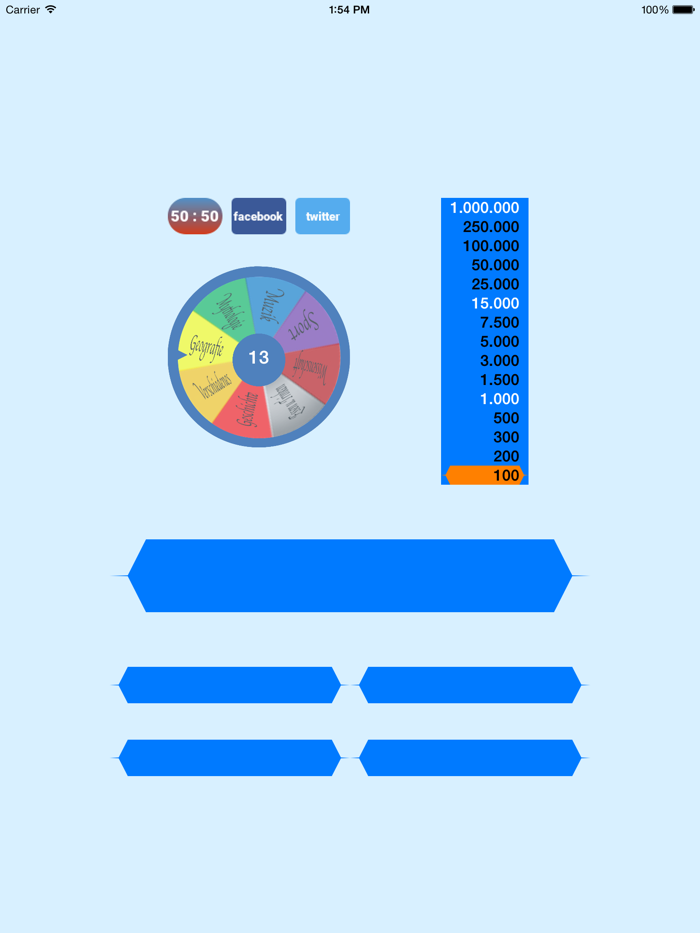 Rad IQ - ein Quiz wie Wer wird Millionär