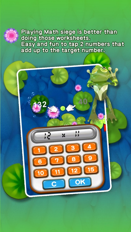 Math Frogger - Math Siege Advance Educational Game for kids