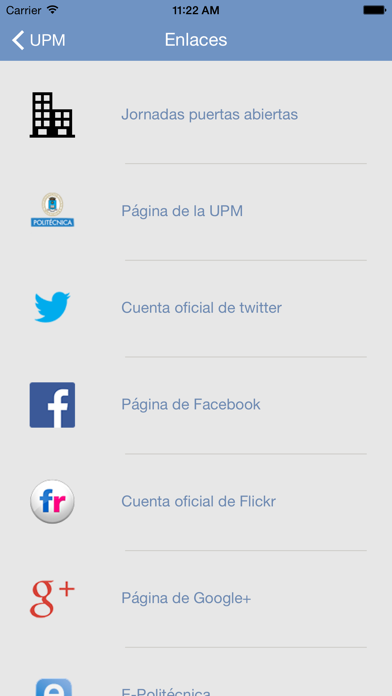 Screenshot #3 pour UPM - Titulaciones de Grado de la Universidad Politécnica de Madrid