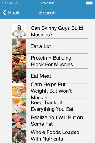 Gain Weight and Build Muscles screenshot 2