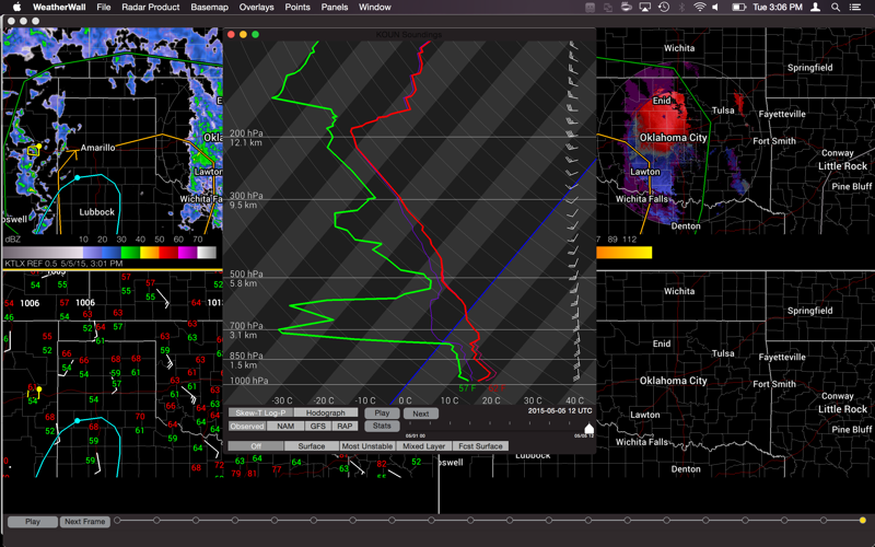 WeatherWall NEXRAD Weather miniatuur 1