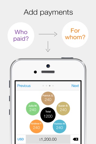 Settle Up - Group Expenses screenshot 2