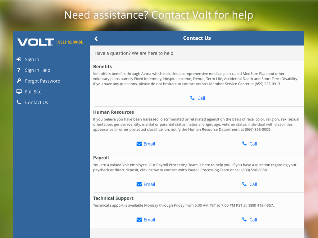 Volt Self Service screenshot 9