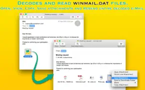 winmail reader iphone capturas de pantalla 1