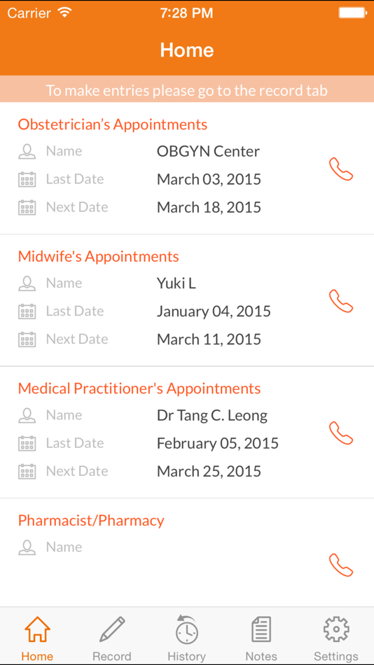 Antenatal Appointments - 1.0.1 - (iOS)