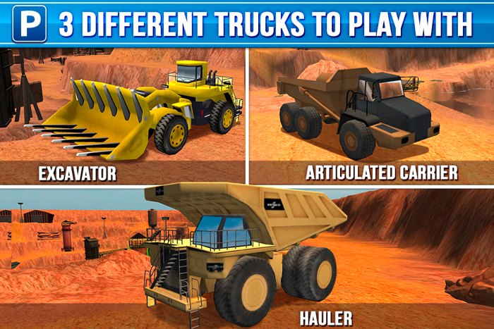 Mining Trucker Parking Simulator - ArabaYarış OyunlarıÜcretsiz