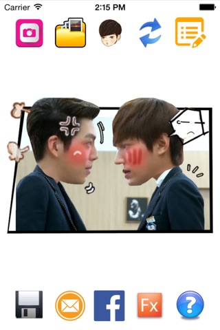 Korean Photo - make funny style pic - Free screenshot 2