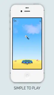 backflip trampoline troll madness: hop fun games iphone screenshot 1