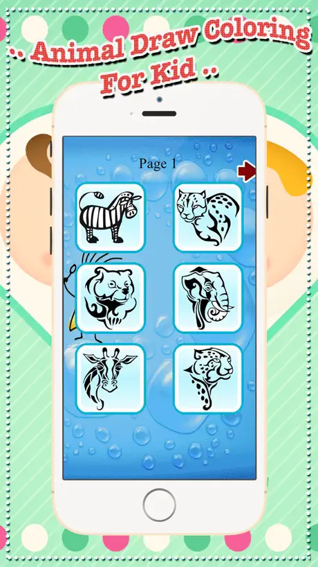 ! animal draw coloring for kid
