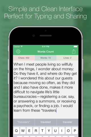 Word Count - Advanced Counter screenshot 3