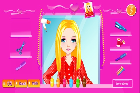 Hairdresser Challenge Games HD screenshot 2