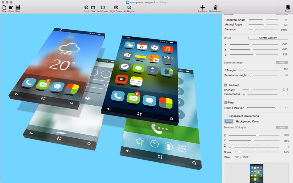 #1. Perspective.rocks (macOS) Podle: Vivid Planet Software