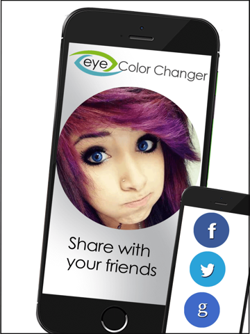 Eye Color Changer - Makeup Tool, Change Eye Color iPad screenshot