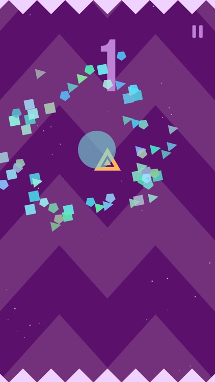 Geometry Clash aim the moving target and fire with one tap