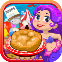 Mermaid Fair Food Maker Dash - fun salon cooking and star chef world games for girl kids